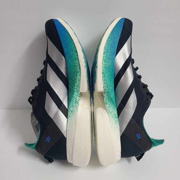 NEW Adidas Adizero Adios Pro 4 Running Shoes JR6365 Size 9.5 Black Green main image 8